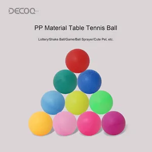 מט צבעוני עמיד pp חומר כדורי טניס שולחן עבור שחקנים 'הגרלה משחק ריסוס כדור מרסס - Product Image 2