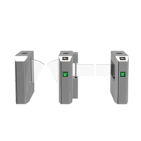 Utilisation électronique de porte de barrière d'aileron de tourniquet de contrôle d'accès pour l'entrée d'immeuble de bureaux