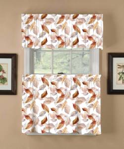 Cortinas de <span class=keywords><strong>Cocina</strong></span> Owenie, Diseño Estadounidense, 3 Piezas, Estampado Digital, Translúcidas, con Bolsillos para Cortinas, Diseño de Muñeco de Nieve y Calabazas - Product Image 6