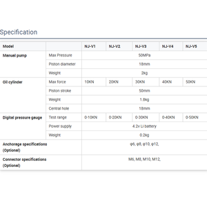 Hochwertiger 1,5 t 2t 3t 5t Ankers tange zieher Bewehrung sstab Ausziehbarer <span class=keywords><strong>Tester</strong></span> Ankers tange abzieher zum Testen der Verankerung kraft - Product Image 5