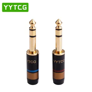 YYTCG al por mayor Hola-Audio Video 1/4 "macho de 6,35 MM 6,5 MM 6,3mm estéreo jack