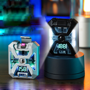 ไฟแช็คแบบชาร์จ USB ได้ พร้อมไฟฉายแบบ ARC PULSE สองหัว ไม่มีเปลวไฟ ไฟแช็คสูบบุหรี่สุดหรู ช่องชาร์จแบบ Type-C - Product Image 2