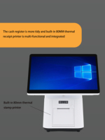 Sistema POS con Pantalla Táctil SANDU P7, Venta al Por Mayor del Fabricante, Pantalla de 15.6 Pulgadas, Wi-Fi 6, Blanco, Windows 10, 4GB de RAM DDR3, Intel Core I3, 1 Año de Garantía