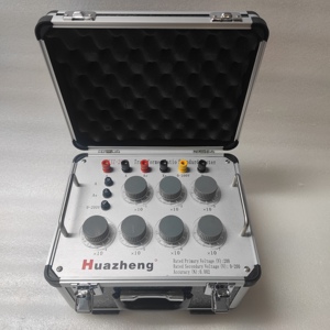 Calibrador de Relación de Transformación Huazheng HZJZ-600V con Precisión de 0.002 TTR, Calibrador de Relación de Transformación de Transformadores, Potenciómetro Inductivo de Voltaje CA - Product Image 1