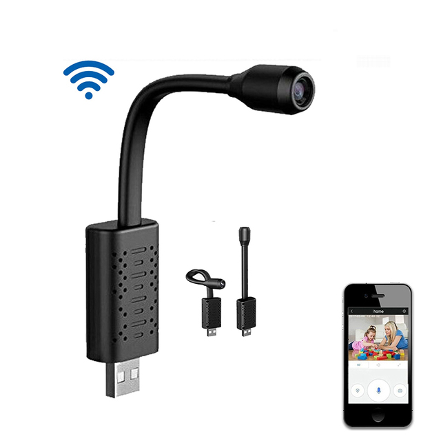 Hot New Portable  IP Wifi Camera Mini HD 1080P Motion Detection U21 USB