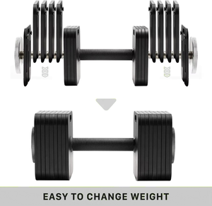 CZFIT Mens Sports Fitness Pure Steel Adjustable <b>Dumbbell</b> Kettlebell Barbell Insert Piece Combination Adjustable <b>Dumbbells</b> Unisex - Product Image 4