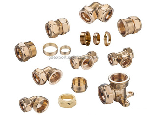 Conector de codo macho de latón hecho en CNC para tuberías, perilla de hardware, tornillo, buje, tuerca de inserción para barandilla y maquinaria de latón - Product Image 4