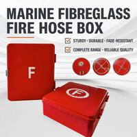 Boîte de rangement pour lance d'incendie en fibre de verre FRP marine épaissie, équipement de lutte contre l'incendie pour navires, étanche