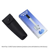 Microscopio de Bolsillo Tipo Lápiz con Lupa de 50x, Iluminación LED, para Impresión Textil Electrónica