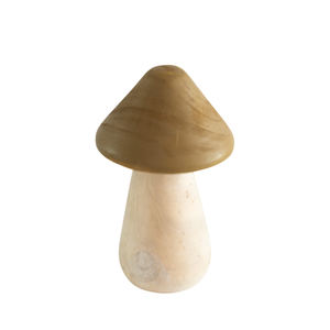 Kerajinan DIY Kreatif Berbagai Ukuran 4pc-Set Ornamen Jamur Kayu Buatan Tangan yang Lucu untuk Anak-Anak - Product Image 3