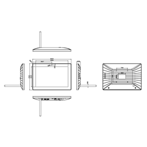 Công nghiệp màn hình cảm ứng màn hình <span class=keywords><strong>Android</strong></span> Tablet PC <span class=keywords><strong>10</strong></span>.1 "HD Panel PC Wall Mount/VESA tương thích NFC & Wifi cho IOT điều khiển - Product Image 4