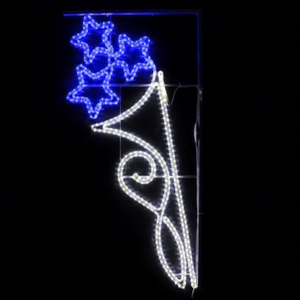 Lampadaire de Noël LED personnalisé pour la décoration des rues, éclairage extérieur pour les fêtes et les festivals, pour les routes et les parcs de la ville - Product Image 1