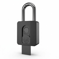 Cadenas intelligent Ttlock Tuya Mindy robuste en laiton, étanche IP65, avec lecteur d'empreintes digitales, NFC et capacité de 1000 empreintes digitales