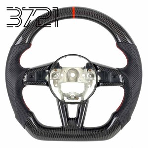 Volant en fibre de carbone perforé en cuir personnalisé pour Mazda MX-5 Miata ND, volants de course 2016-2025 - Product Image 1