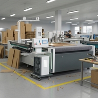 Machine de découpe de carton à meilleur prix, machine de découpe à couteau oscillant, machine de rainurage et de découpe en V pour carton, découpeuse CNC pour carton