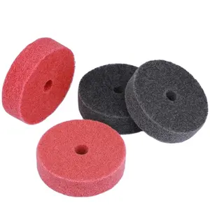 Metal stainless polishing wheel non woven abrasive wheel nylon fiber polishing wheel buffing disc