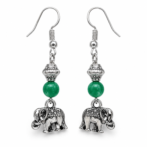 Orecchini a Forma di Elefante per Donne, Stile Etnico Vintage, Accessori per Orecchie da Indossare Quotidianamente - Product Image 1
