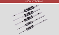 Rail de guidage linéaire à rouleaux robuste HGH45 2000 mm avec bloc pour machine de fraisage, robot portique