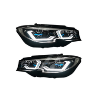 Accessoires d'extérieur de voiture Phare avant modifié avec laser à LED pour BMW Série 3 G20 Pré-LCI 2018-2022