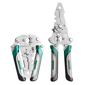 Pince multifonction pliable en acier inoxydable à mâchoires dentelées, dénudeur de fils pour électriciens, vente directe usine - Product Image 1