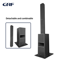 Altavoz de Columna Activo Profesional Dante de 6*5.5 Pulgadas y Subwoofer de Sonido de Doble Matriz de 12 Pulgadas con Software OEM para Eventos al Aire Libre