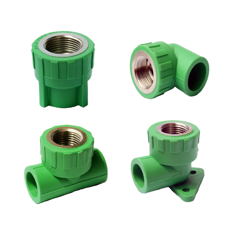 High Quality Smooth Surface Green PPR Plastic Internal Thread Elbow High Pressure Safe and Hygienic Water Supply Fittings