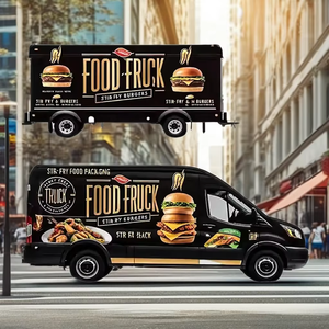 Maßgefertigte Selbstklebende Glänzende PVC-Fahrzeugaufkleber und -Poster für LKW- und Auto-Werbung - Product Image 5