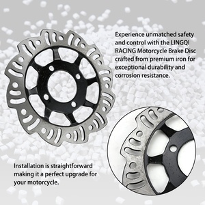 LING QI Rotor de disque de frein avant arrière de 190mm pour 110cc 1250cc Dirt Pit Bike Off Road Motocross Motorcycle Accessories - Product Image 4