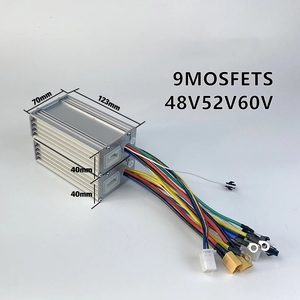 9 Mosfet Yunli Scooter <b>Controller</b> 48V 25A 52/60V 28A Intelligent <b>Motor</b> <b>Controller</b> for Electric Scooter Modification Accessories - Product Image 6