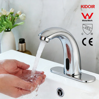 Robinet de lavabo de salle de bain intelligent et automatique de luxe 2026, sans levier, avec capteur infrarouge pour lavage des mains