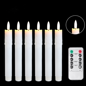 Remote control long pole electronic candle 10 <b>key</b> simulation candle Halloween birthday wedding decoration LED long pole wax - Product Image 1
