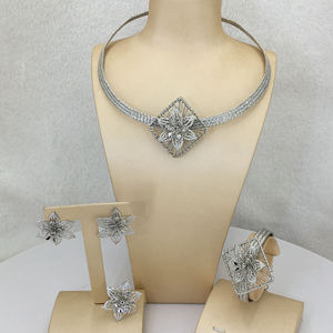 Conjuntos de joyas de Oro brasileño <span class=keywords><strong>2023</strong></span>, joyería hecha a mano de alta calidad para mujer, fiesta, aniversario, fhk13125 - Product Image 4