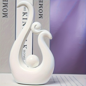 1 statua moderna astratta in resina a forma di fenice, simbolo di potenza che si rinforza dopo la morte e la risurrezione, decorazione per la casa - Product Image 3
