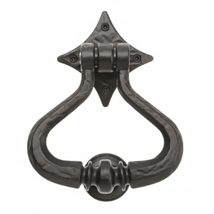 Aldaba de puerta de Metal de hierro sólido, acabado antiguo resistente, decoración de puerta delantera, entrada de Villa para el hogar, decoración de Hardware duradera - Product Image 1