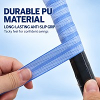 Bande de poignée antidérapante pour tennis, avec points gaufrés, absorbante et film protecteur, lot de 60 pièces en tube