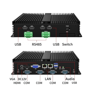 6200U 7020u 7200U 7300u 7260u 7500U 7660u 8250u 8550u 8650u <span class=keywords><strong>2</strong></span> Nic Ethernet không quạt nhúng 4 COM x86 RS485 công nghiệp Mini PC - Product Image 2