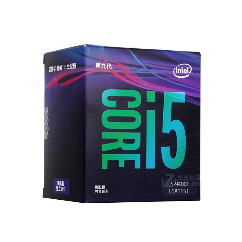 Intel Core I5-9400F 6 Core 2.9 GHz 4.1 GHz Turbo LGA 1151 300ซีรี่ส์65W เดสก์ท็อปโปรเซสเซอร์