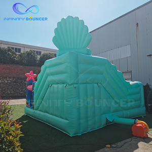 2025 thương mại cho thuê đại dương công chúa lâu đài <span class=keywords><strong>Bouncer</strong></span> bơm hơi với trượt trong nhà hoặc ngoài trời nhảy nhà với trượt - Product Image 5