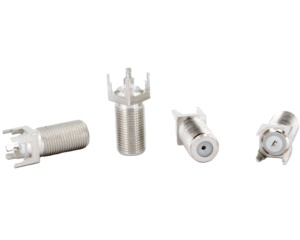 Conector coaxial <span class=keywords><strong>RF</strong></span> Tipo F Adaptadores y conectores hembra Bloque de terminales PCB - Product Image 1