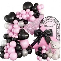 Kit de guirlande d'arche de ballons pour fête sur le thème de la Margarita, coloré, bleu et rose, mignon, pour baby shower, mariage, fête d'anniversaire, thème pastel, vente en gros