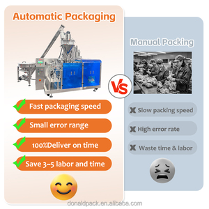เครื่องบรรจุภัณฑ์อเนกประสงค์สำหรับชั่งน้ำหนัก บรรจุ และปิดผนึกแบบซิปล็อค สำหรับบรรจุเครื่องเทศ ธัญพืช กาแฟผง ในรูปแบบซองขนาดเล็ก - Product Image 3