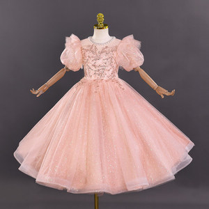 Vestido de Princesa para Niña, Traje de Fiesta de Cumpleaños, Vestido de Gala, Ropa Infantil al por Mayor, Vestido Largo de Navidad - Product Image 6