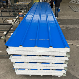 Panel de Techo Sándwich Aislado de EPS de Alta Densidad, Panel de Techo Sándwich a <span class=keywords><strong>Precio</strong></span> Económico, Panel Sándwich Aislado Ignífugo para Casa - Product Image 2