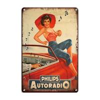 Take A Taxi Decor Wall bar Crafts impresión antigua cartel retro VIP Lounge Vintage metal Poster logo Placa de coche de hojalata gran oferta