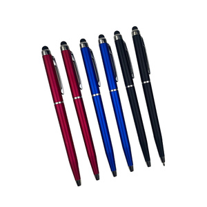 Soft Touch Stylus Ballpoint <b>Pen</b> Personalized Custom Logo Wholesale Slim Twist Hotel <b>Pen</b> - Product Image 3