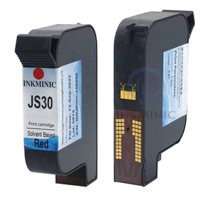 Cartucho de Tinta Roja a Base de Solvente JS30 de Buena Calidad con Chip para Impresora de Inyección de Tinta Térmica Meenjet Mxpro Mxplus Serie Mx TIJ - Product Image 4