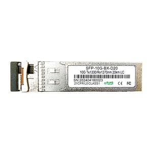 ตัวรับส่งสัญญาณ IIIV Durable 10G SFP+ 20KM BiDi 1270/1330nm อินเทอร์เฟซ LC โมดูลไฟเบอร์ออปติกแบบ Single-Mode รับประกัน 2 ปี - Product Image 2