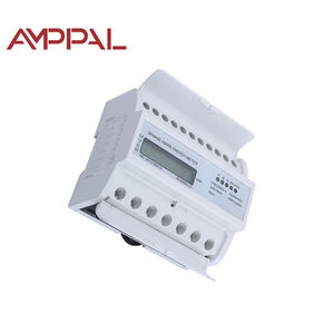 Compteur d'énergie numérique triphasé 380V sur rail DIN, mesure en kilowattheure, classe de précision 1.0, garantie 1 an - Product Image 3