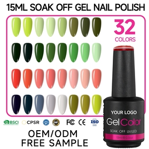 Gel UV LED populaire pour nail art, couleur macaron personnalisée, tons vifs et frais, facile à appliquer, à retirer par trempage, fabrication sur mesure, marque privée - Product Image 1