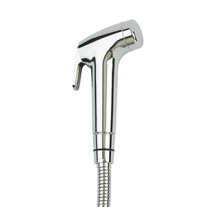 Pulvérisateur de bidet moderne en ABS électroplaqué, 1/2 pouce, portable, 1,2 m, en boîte, ensemble Shattaf pour salle de bain, excellent rapport qualité-prix - Product Image 1